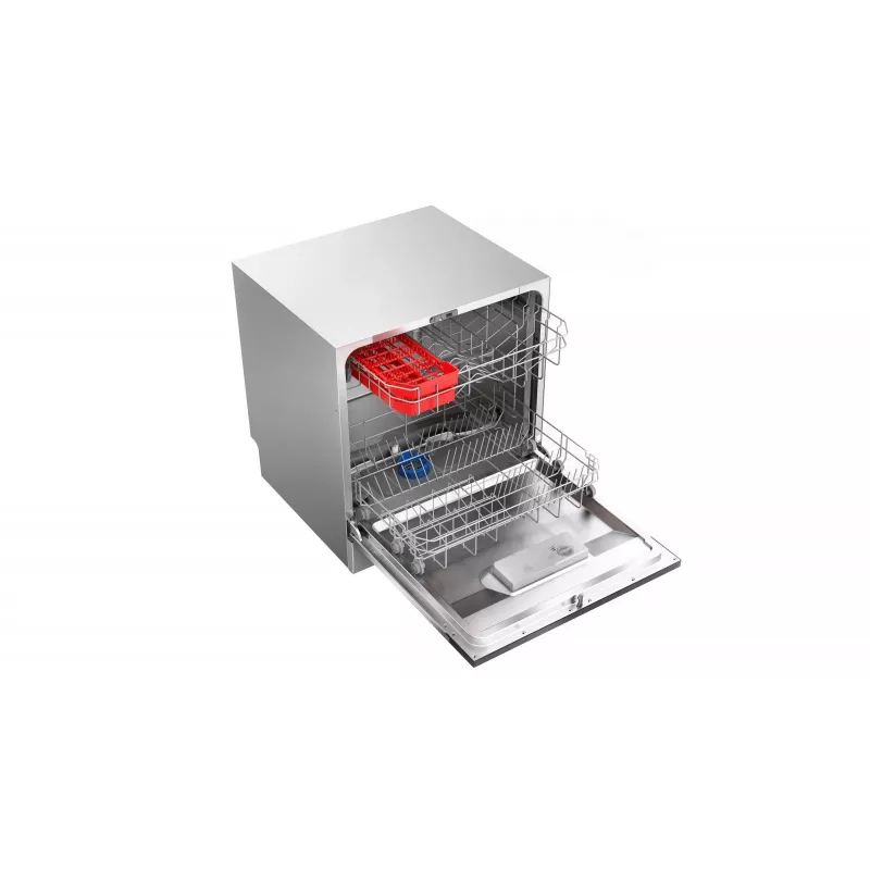 Iebūvējamā trauku mazgājamā mašīna Toshiba DW-08T2EE(S)-PL — 8 komplekti, F energoklase, 49 dB, 55×59×50 mm
