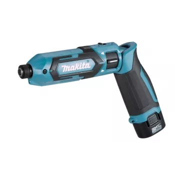 Triecējuzgriežņu atslēga Makita TD022DSE 1/4 collu 2450 apgr./min 25 N⋅m Melna, Zila