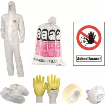 Brīdinājuma uzlīmju komplekts cimco Asbest Tages-Set easy XL 15 gab. 145081 — azbesta brīdinājuma uzlīmes