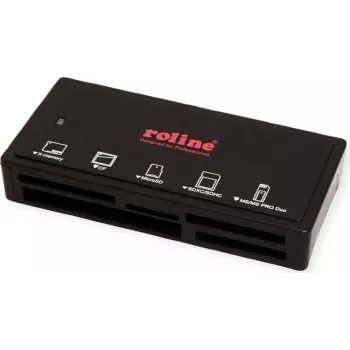 ROLINE USB3.2 Gen1 Multi Card ārējais melns karšu lasītājs (15.08.6249)