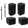 Aktīvais PA skaļruņu komplekts Omnitronic AZX M, 2000 W