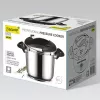 Maestro MR-2901 ātrpods uz plīts, 6 l, 22 cm, sudrabains, 80 kPa
