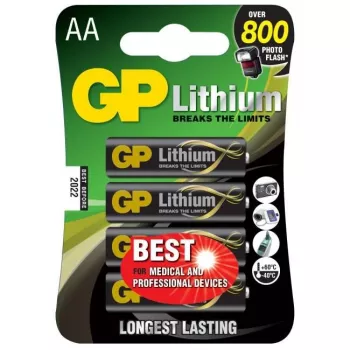 GP Batteries Litija Primārā AAA Vienreizējās Lietošanas Baterija (07015LF-C4)