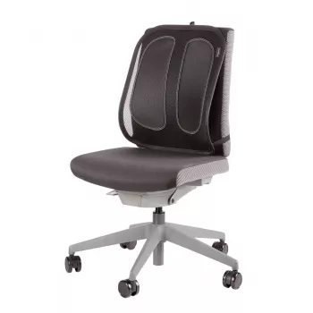 Fellowes muguras balsts biroja krēslam – Office Suites sieta muguras balsts ar sieta audumu – A51,28 x P43,97 x D14,13 cm