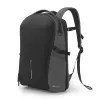Mugursoma XDDESIGN Bizz Grey P705.932 — ūdensizturīga, viegla pilsētas mugursoma