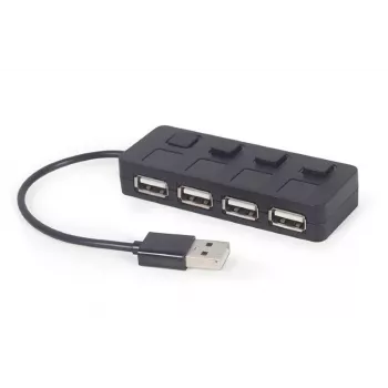 USB 2.0 centrmezgls Gembird UHB-U2P4-05 ar 4 USB portiem