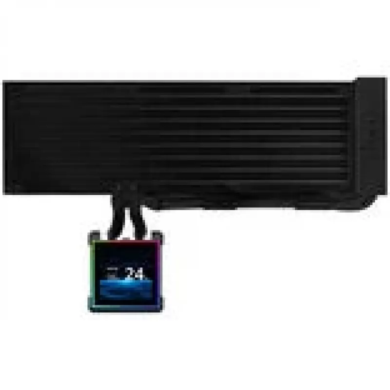 AiO šķidruma dzesētājs Lian Li HydroShift II LCD-S 360mm — RGB LCD displejs, bez ventilatoriem