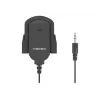 Saspraužamais mikrofons NATEC NMI-1352, vads 3.5 mm, jutība -58 dB, 50–16000 Hz, 1.8 m kabelis, 20 g