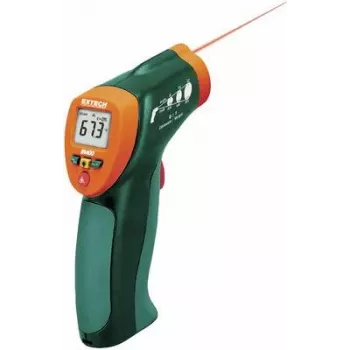 EXTECH IR400 Infrasarkanais termometrs, IR termometrs, Optika 8:1, Mērījumu diapazons -20 līdz +332 °C