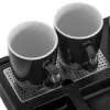 Adler AD 1387 viesnīcas elektriskā tējkanna ar paplāti un krūzēm, 1 l, nerūsējošais tērauds
