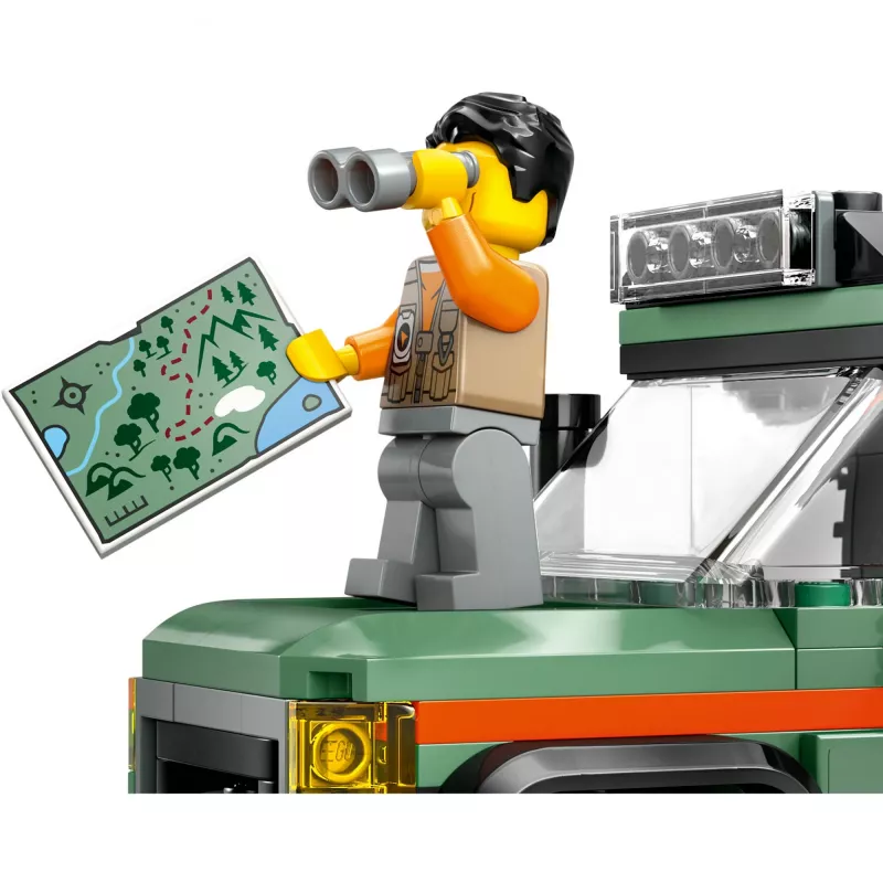 LEGO City Bezceļu SUV 4x4 būvēšanas komplekts 60447 — 221 detaļa, 1 minifigūra, vecumam no 6 gadiem