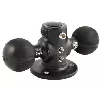 RAM Mounts apaļa dubultlodes pamatne - C-lode (1,5 inch), polietilēna maisiņā (RAM-217-1U)