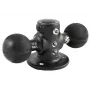RAM Mounts apaļa dubultlodes pamatne - C-lode (1,5 inch), polietilēna maisiņā (RAM-217-1U)