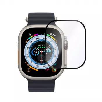 FIXED Armor Rūdīts Stikls Apple Watch Ultra 49mm/Ultra 2 49mm – Melns