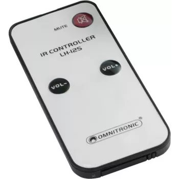 Omnitronic Remote Control L-125 infrasarkanais tālvadības pults audio iekārtām (10355126)