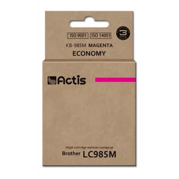 Tintes kasetne ACTIS KB-985M saderīga ar Brother LC-985M Magenta 19.5 ml, standarta ietilpība