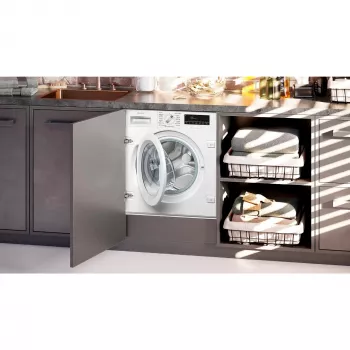 Neff W6441X1 veļas mazgājamā mašīna Front-load 8 kg 1400 RPM Balta