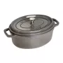 STAUB Ovāls čuguna katls 3,2l grafīts