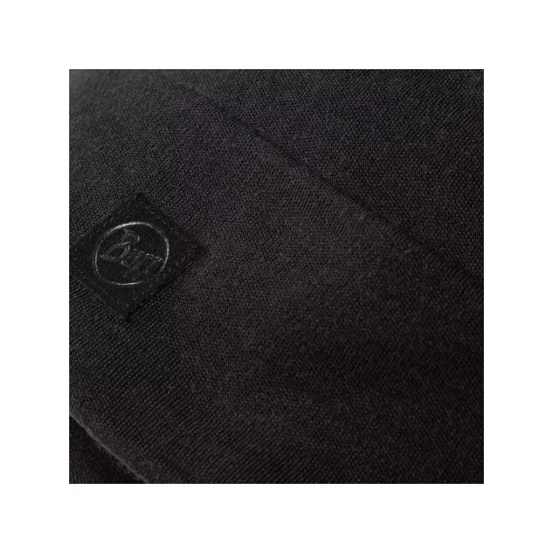 Buff Heavyweight Merino vilnas cepure Loose Winter Cap - Melna