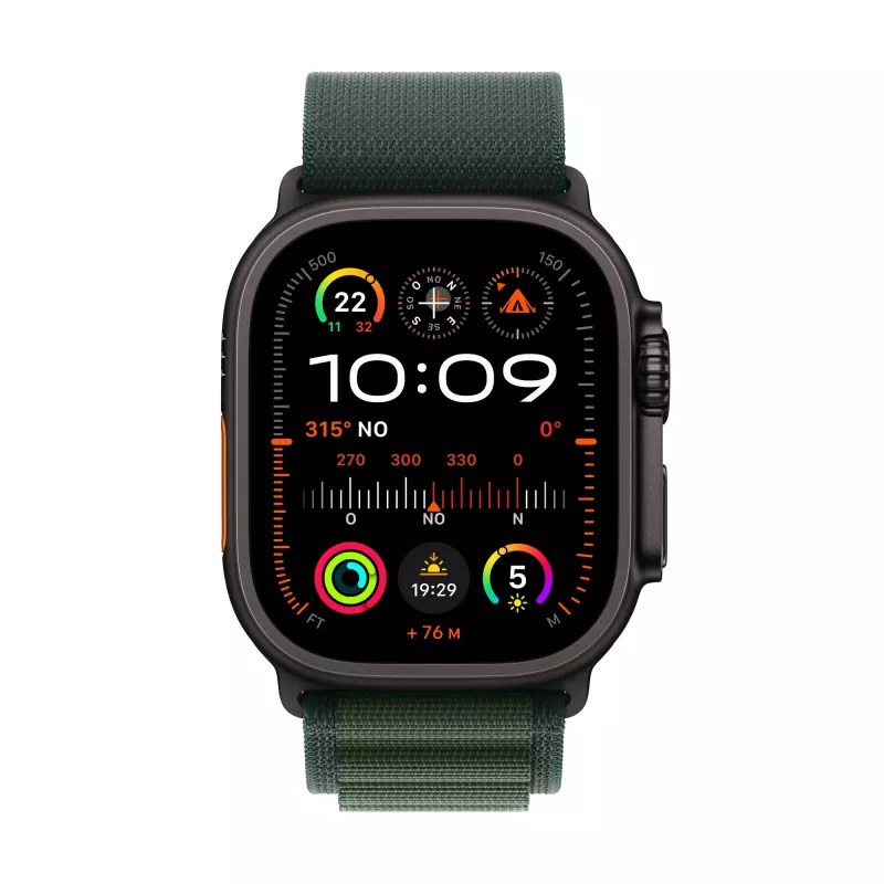 Apple Watch Ultra 2 - 49 mm - Melns titāns