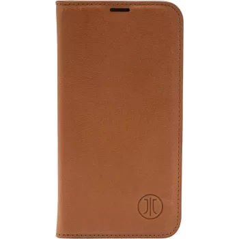 JT Berlin īstas ādas BookCase Tegel Apple iPhone 17 Pro Max konjaks 11130