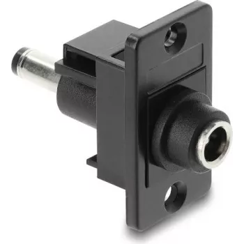 Paneļmontāžas adapteris DC 5.5×2.1 mm ligzda uz DC 5.5×2.1 mm spraudni, DELOCK 91116