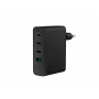 NATEC NUC-2234 sienas lādētājs ar GaN tehnoloģiju, 100 W, melns