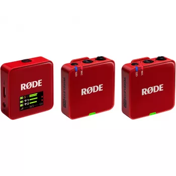 RØDE Wireless GO III sarkans - bezvadu mikrofonu sistēma (sarkana)