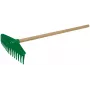Grābeklis Rake Lena 05475 ar koka rokturi, 60 cm darba platums