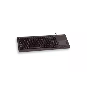 CHERRY XS Touchpad tastatūra ar skārienpaliktni, universāla USB, QWERTZ vācu, melna