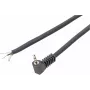 Voltcraft XL-AC35SW 3,5 mm leņķa stereo savienotājs, melns