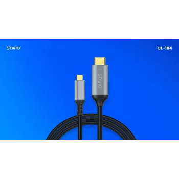 USB-C uz HDMI v2.0b kabelis, 3m, varš CL-184