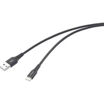 Renkforce RF-6872332 USB kabelis melns