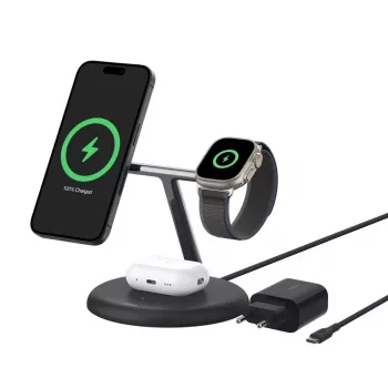 Bezvadu lādētājs Belkin WIZ023VFBK Melns Iekštelpām USB