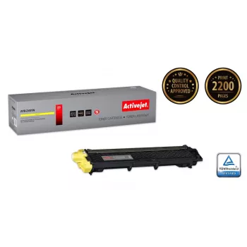 Activejet ATB-245YN Toner (aizstāj Brother TN-245Y; Supreme; 2200 lapas; dzeltens)