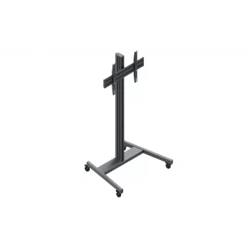 Mobilais TV ratiņš EDBAK TRE100 42–75 collu ekrāniem, max slodze 70 kg, melns
