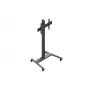 Mobilais TV ratiņš EDBAK TRE100 42–75 collu ekrāniem, max slodze 70 kg, melns