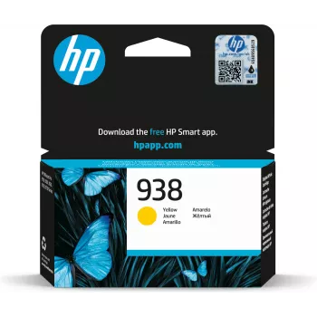 HP 938 oriģinālā dzeltenā tintes kasetne