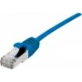 Tīkla kabelis Dexlan 858722 0,5m Cat6a S/FTP Zils