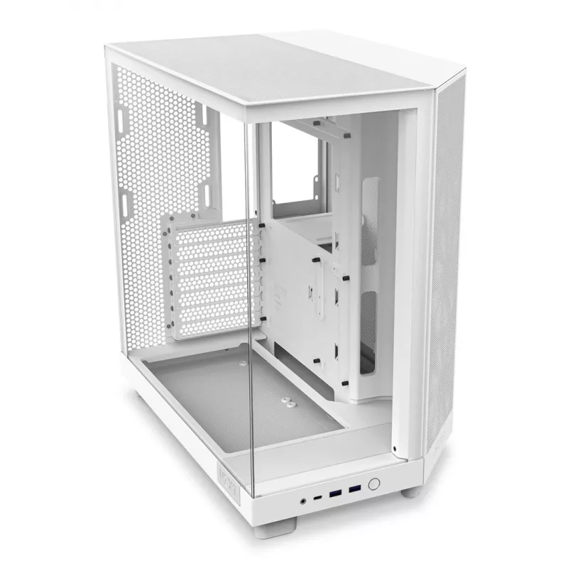 NZXT H6 Flow Mid-Tower korpuss - Balts