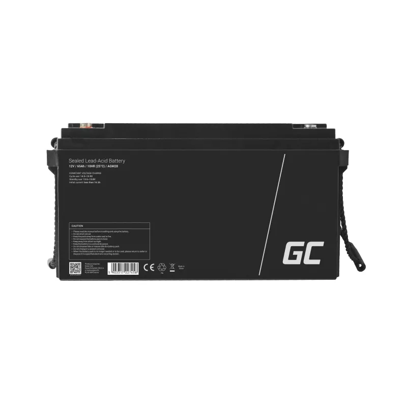 Green Cell AGM28 rūpnieciskais akumulators 12V 65Ah AGM VRLA 1 gab. 20 kg
