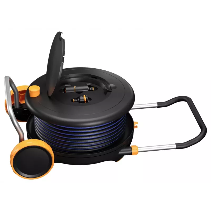 Fiskars Comfort šļūtenes spole L ar riteņiem 30 m 1071670