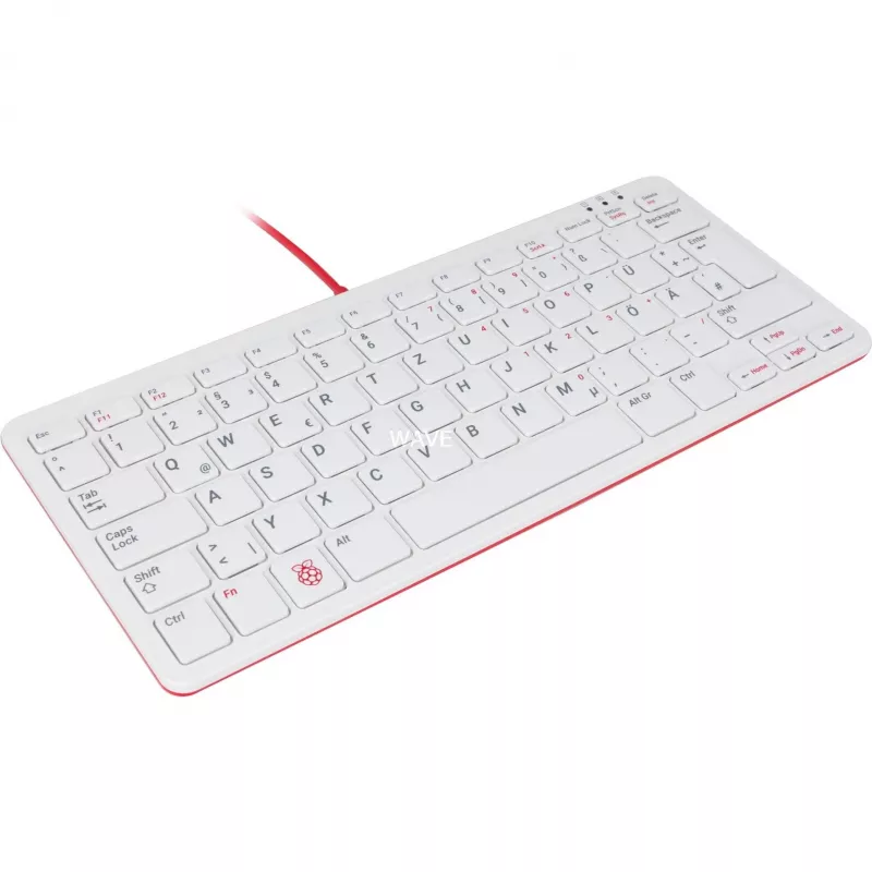 Vadu USB tastatūra Raspberry Pi KEYBOARD DE RB-TASTA01W — Vācu izkārtojums