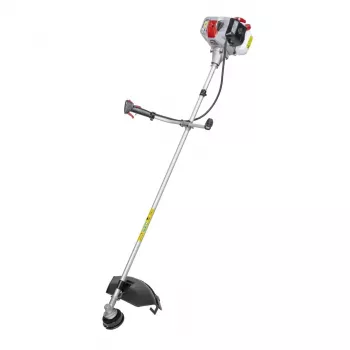 Dedra DED8717 benzīna krūmgriezis 52cc 1.45 kW ar plecu siksnu, aizsargu, 3-galvas komplektu, auklu un asmeni
