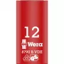 VDE Zyklop-Steckschlüssel-Einsatz, 12mm, 3/8 rot/gelb, isoliert bis 1.000 Volt