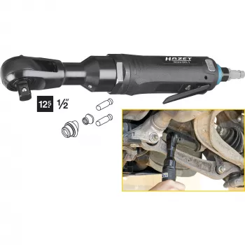 Pneimatiskais triecienatslēgs HAZET 9022SR-1 1/4 collas 400 RPM 102 N⋅m Melns
