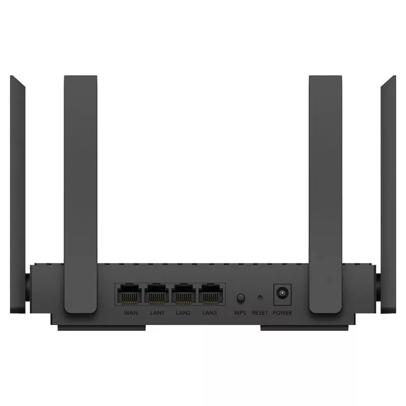 Cudy WR3000 bezvadu maršrutētājs Gigabit Ethernet divjoslu (2,4 GHz / 5 GHz) Melns