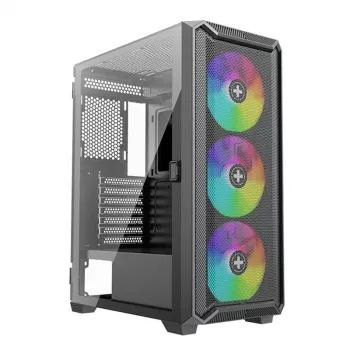 Korpuss XILENCE XG161, ATX/micro ATX/Mini-ITX, Melns, Midi Tower