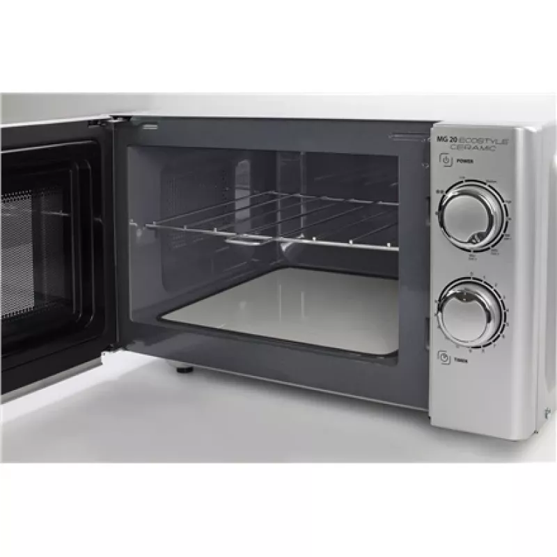 Caso Ecostyle Ceramic 03316 Brīvi stāvošs keramikas grils 700 W Sudrabs