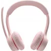 Logitech 981-001412 bezvadu austiņas/headset Galvas saite Birojs/Zvanu centrs Bluetooth Roza